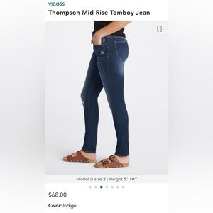 Vigoss mid-rise Tomboy Jean